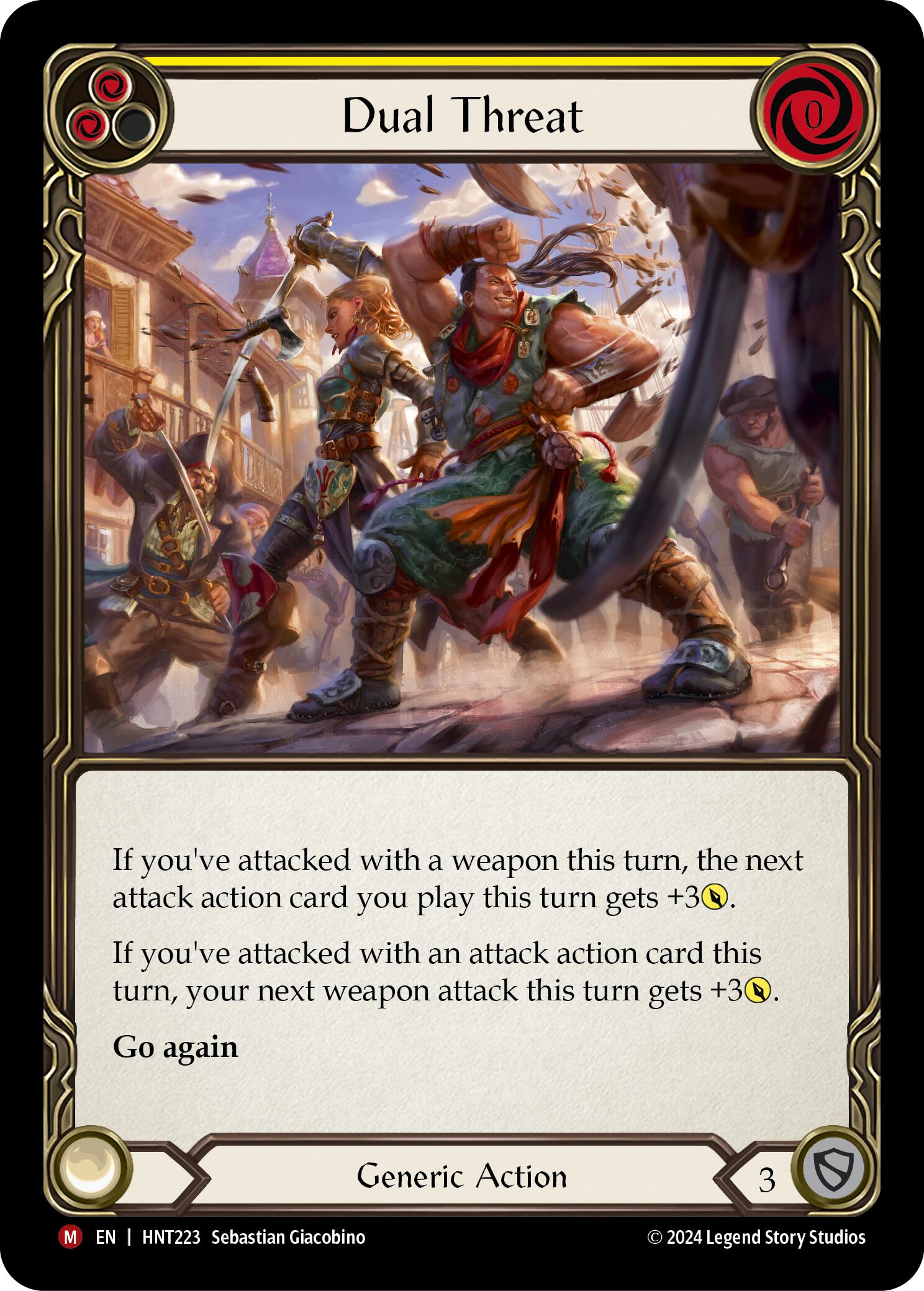 Dual Threat [HNT223] [The Hunted] Rainbow Foil