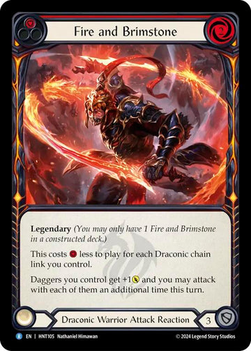 Fire and Brimstone [HNT105] [The Hunted] Rainbow Foil