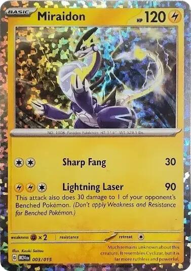 Miraidon [003/015] [McDonald's Promos 2024] Holofoil