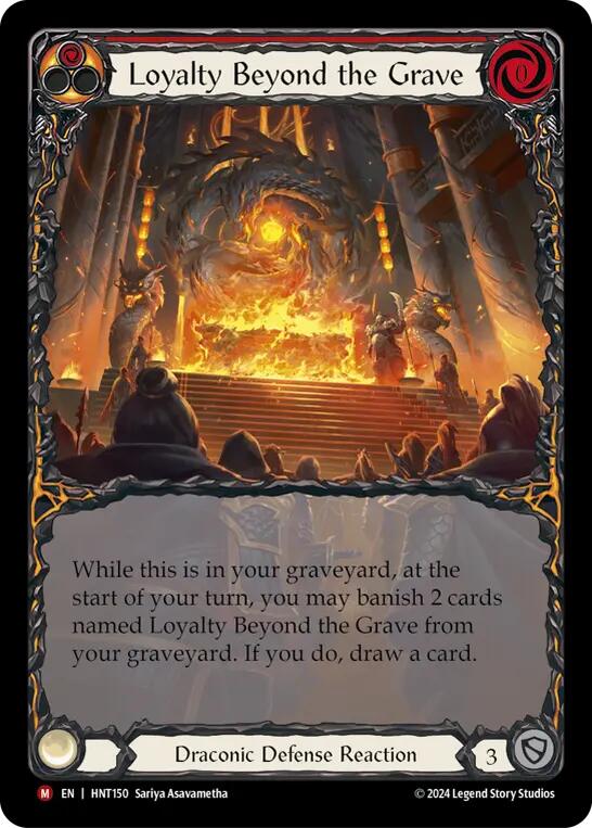 Loyalty Beyond the Grave (Extended Art) [HNT150] (The Hunted) Rainbow Foil