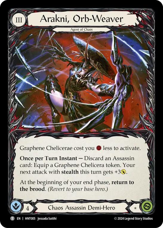 Arakni, Orb-Weaver // Arakni, Redback [HNT005//HNT006] [The Hunted]