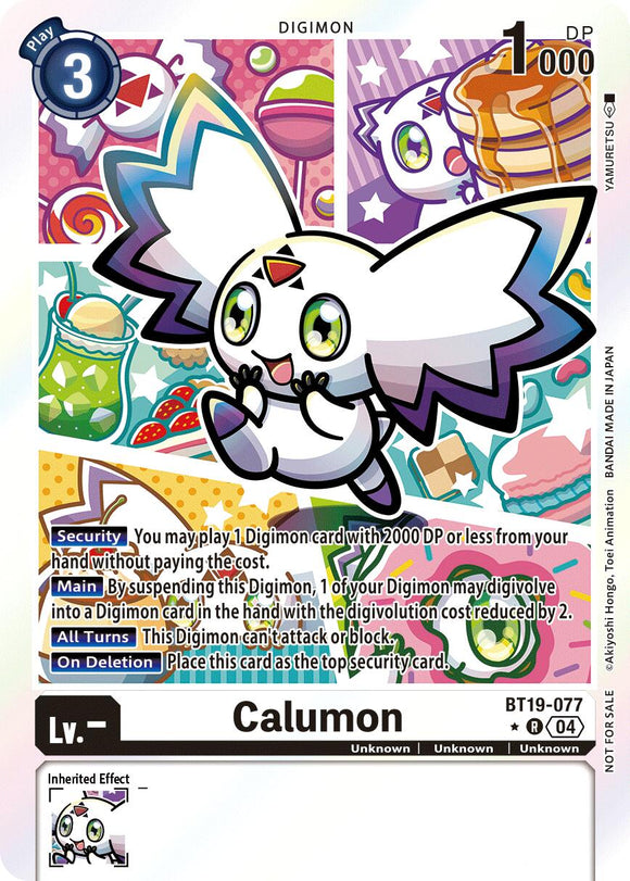 Calumon (Release Special Booster 2.5: Box Promotion Pack) [BT19-077 R] [Release Special Booster 2.5] Foil