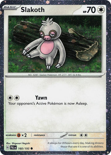 Slakoth (Cosmos Holo) [160/193] [Miscellaneous Cards & Products] Holofoil