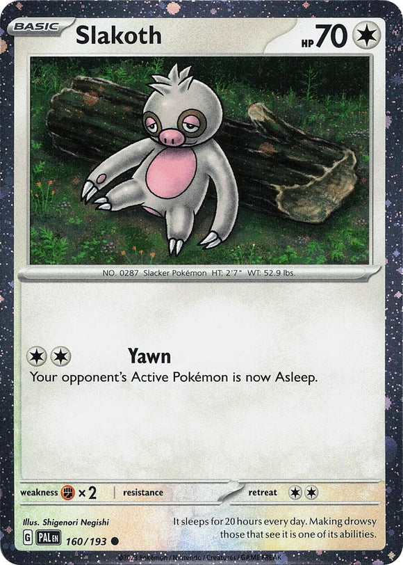 Slakoth (Cosmos Holo) [160/193] [Miscellaneous Cards & Products] Holofoil