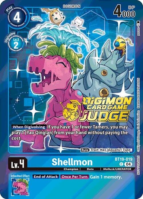 Shellmon (Judge Pack 2025 Wave 1) [BT19-019 C] [Release Special Booster 2.0] Foil