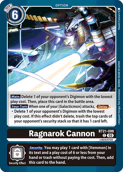 Ragnarok Cannon [BT21-098 C] [World Convergence]