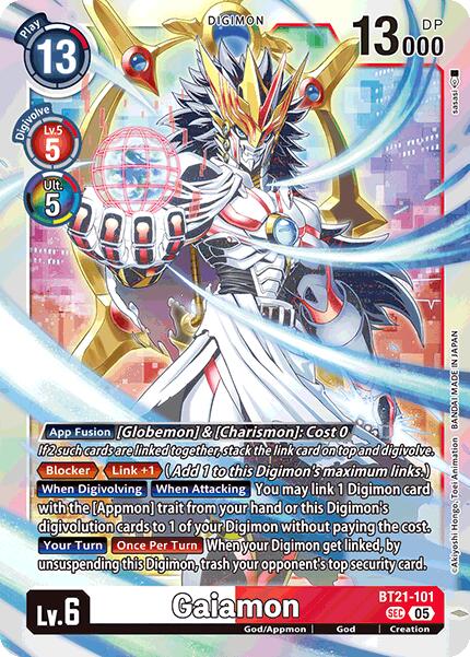 Gaiamon [BT21-101 SEC] [World Convergence] Foil