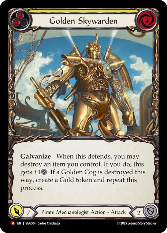 Golden Skywarden [SEA004] [High Seas] Rainbow Foil