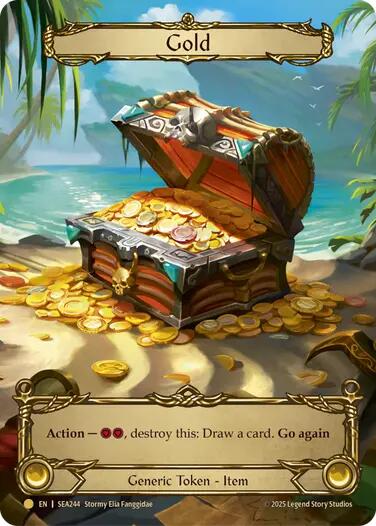Gold (Treasure) [SEA244] [High Seas] Cold Foil