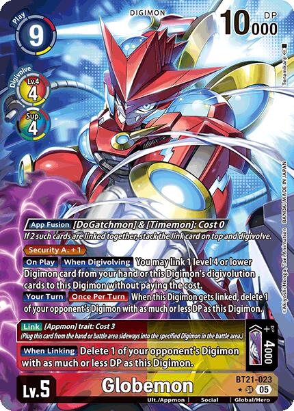 Globemon (Alternate Art) [BT21-023 SR] [World Convergence] Foil