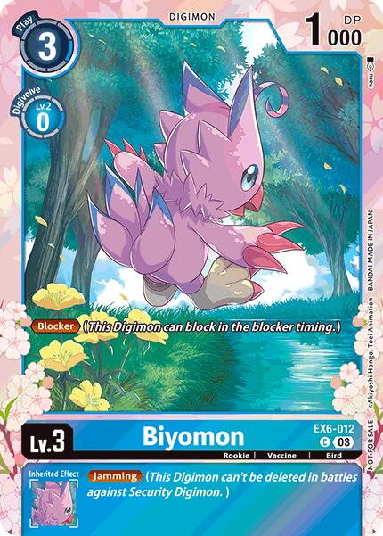 Biyomon (Regulation Battle Vol. 1) [EX6-012 C] [Infernal Ascension] Foil