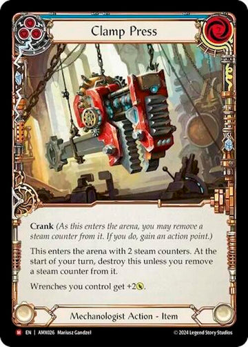 Clamp Press [AMX026] [Armory Deck: Maxx Nitro]