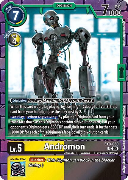 Andromon [EX9-030 SR] [Versus Monsters] Foil