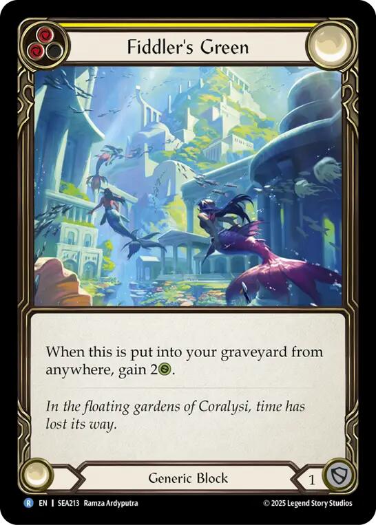 Fiddler's Green (Yellow) [SEA213] [High Seas] Rainbow Foil