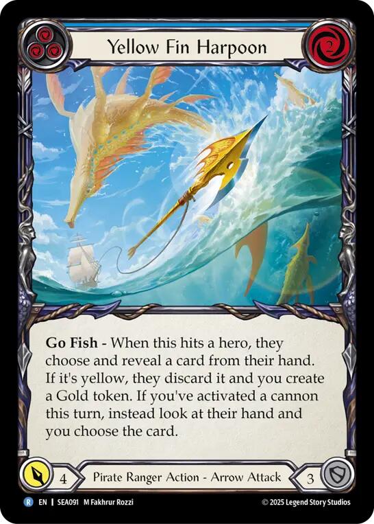Yellow Fin Harpoon [SEA091] [High Seas] Rainbow Foil