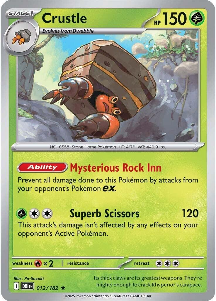 Crustle - 012/182 [012/182] [Destined Rivals] Reverse Holofoil