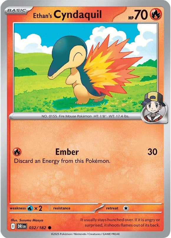 Ethan's Cyndaquil [032/182] [Destined Rivals]