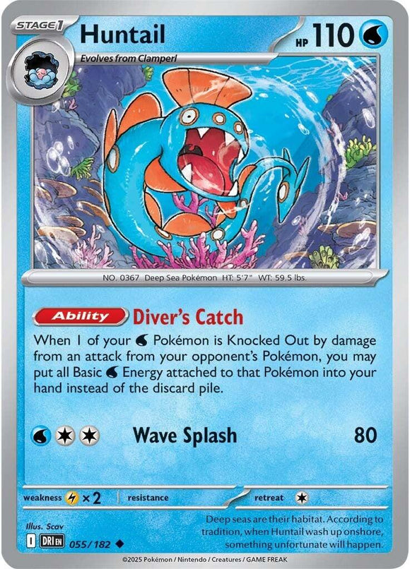 Huntail [055/182] [Destined Rivals] Reverse Holofoil