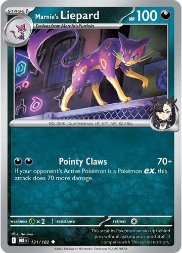 Marnie's Liepard [131/182] [Destined Rivals] Reverse Holofoil