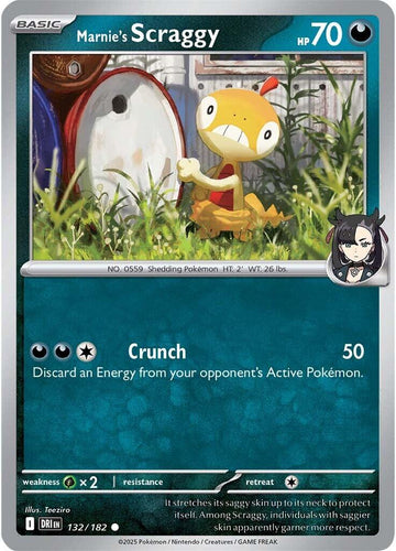 Marnie's Scraggy [132/182] [Destined Rivals] Reverse Holofoil