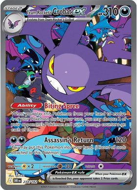 Team Rocket's Crobat ex - 234/182 [234/182] [Destined Rivals] Holofoil