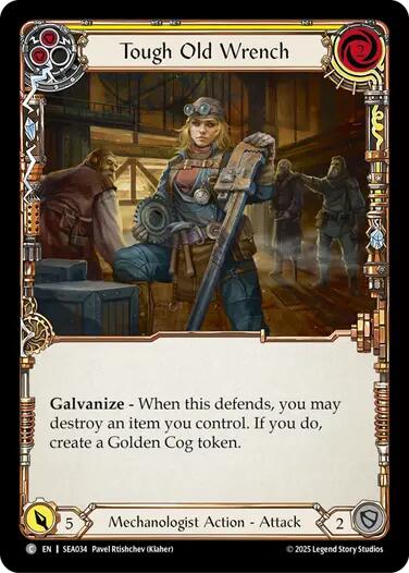 Tough Old Wrench (Yellow) [SEA034] [High Seas]