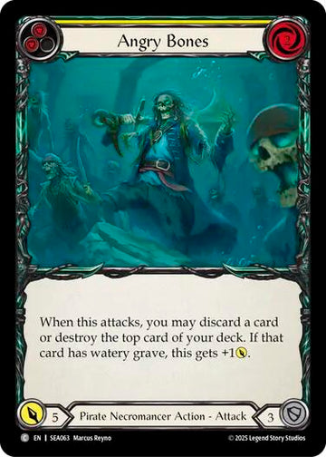 Angry Bones (Yellow) [SEA063] [High Seas] Rainbow Foil