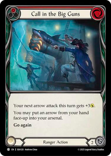 Call in the Big Guns (Red) [SEA120] [High Seas] Rainbow Foil