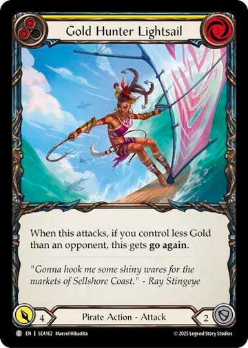Gold Hunter Lightsail [SEA162] [High Seas] Rainbow Foil