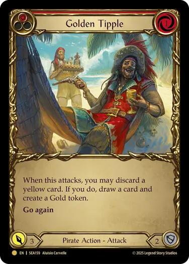 Golden Tipple (Red) (Treasure) [SEA159] [High Seas] Cold Foil