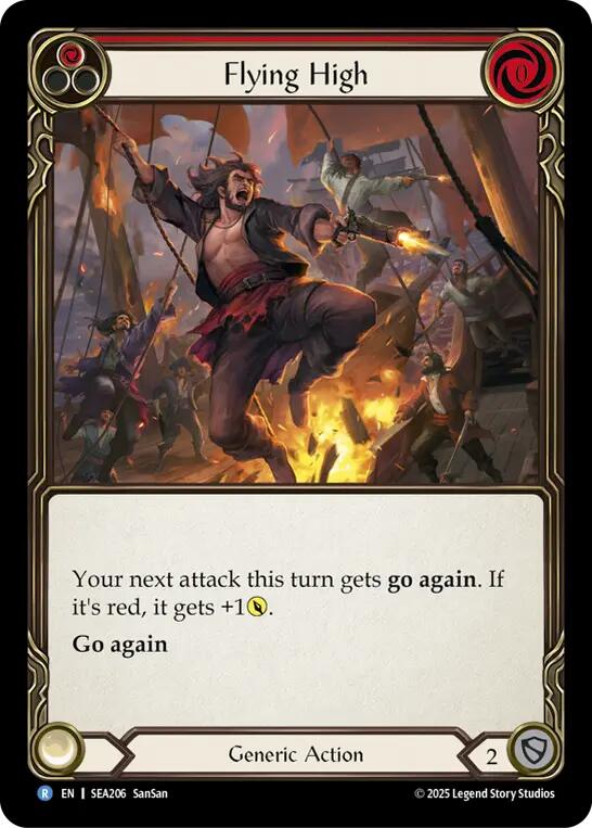 Flying High (Red) [SEA206] [High Seas] Rainbow Foil