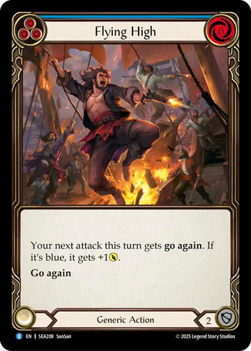 Flying High (Blue) [SEA208] [High Seas] Rainbow Foil