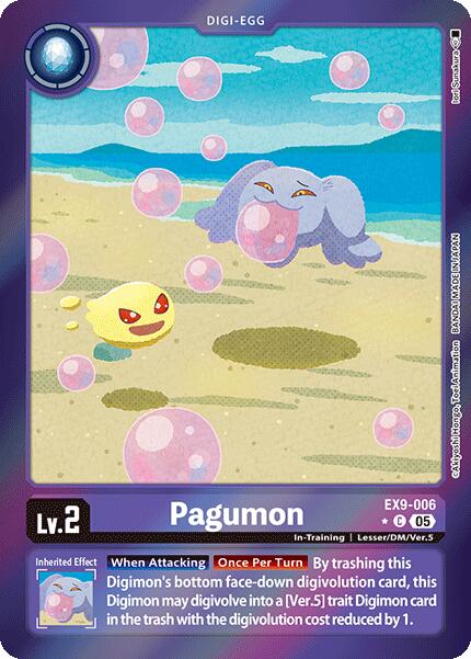 Pagumon (Limited Foil) [EX9-006 C] [Versus Monsters] Foil