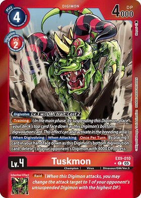 Tuskmon (Limited Foil) [EX9-010 C] [Versus Monsters] Foil