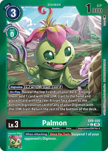 Palmon (Limited Foil) [EX9-035 C] [Versus Monsters] Foil