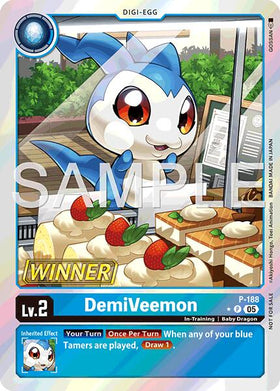 DemiVeemon (Store Tournament 2025 Vol.3 Winner Pack) [P-188 P] [Digimon Promotion Cards] Foil