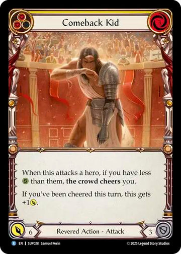 Comeback Kid (Yellow) [SUP028] [Super Slam] Rainbow Foil