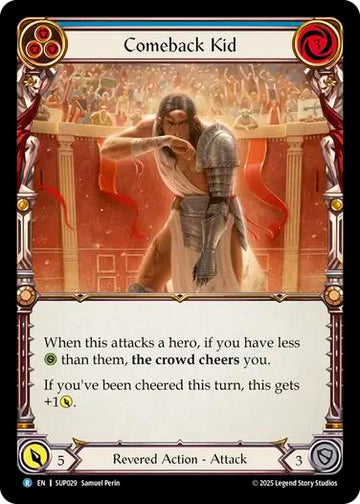 Comeback Kid (Blue) [SUP029] [Super Slam] Rainbow Foil