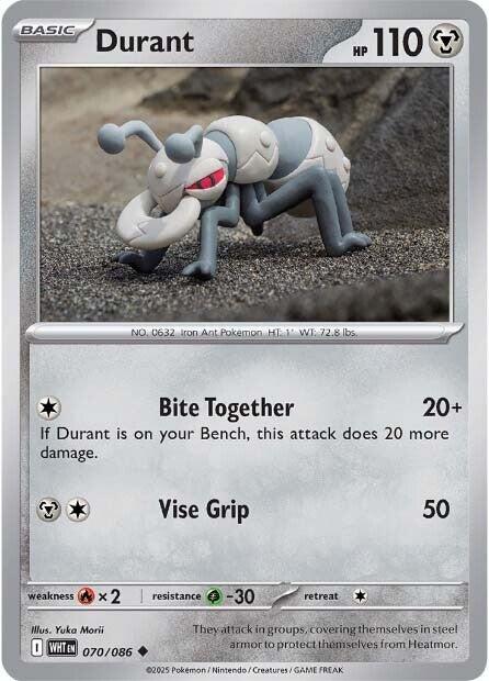 Durant [070/086] [White Flare] Reverse Holofoil