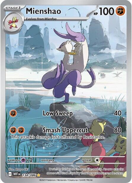 Mienshao [134/086] [White Flare] Holofoil