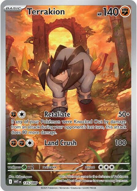 Terrakion [135/086] [White Flare] Holofoil