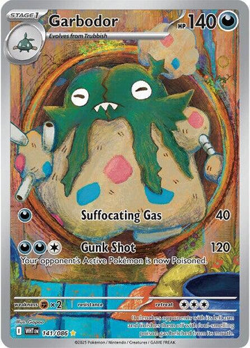 Garbodor [141/086] [White Flare] Holofoil