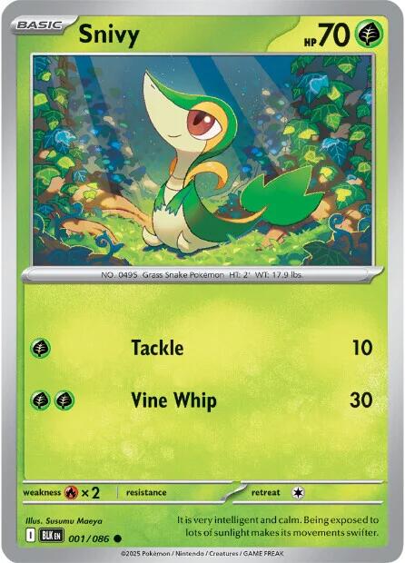 Snivy [001/086] [Black Bolt]