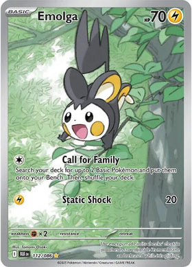 Emolga [112/086] [Black Bolt] Holofoil