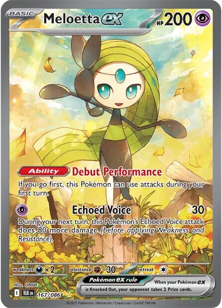 Meloetta ex [167/086] [Black Bolt] Holofoil