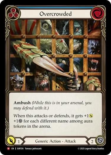 Overcrowded [SUP216] [Super Slam] Rainbow Foil