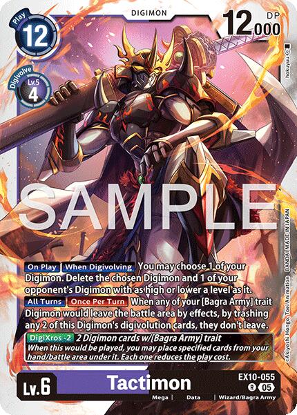 Tactimon [EX10-055 R] [Sinister Order] Foil