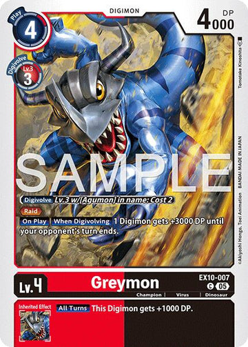 Greymon [EX10-007 C] [Sinister Order]