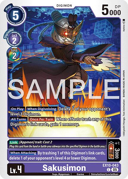 Sakusimon [EX10-043 C] [Sinister Order]