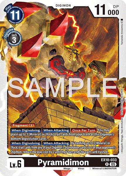 Pyramidimon [EX10-033 R] [Sinister Order] Foil